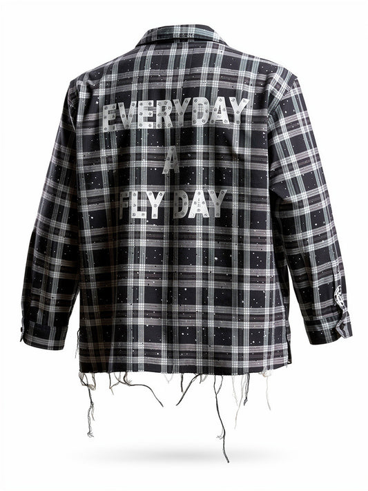 “Everyday A Fly Day” Flannel