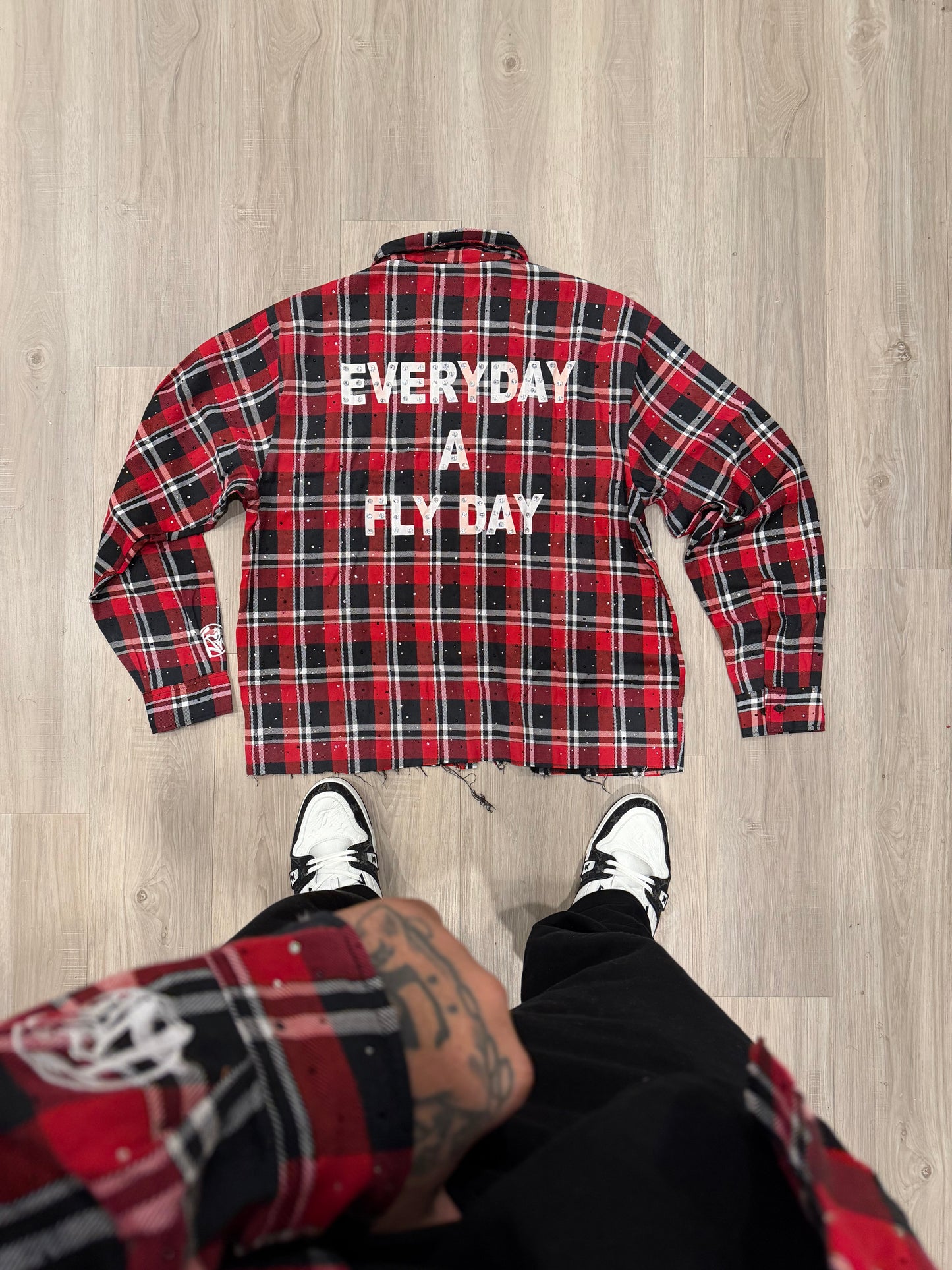 “Everyday A Fly Day” Flannel