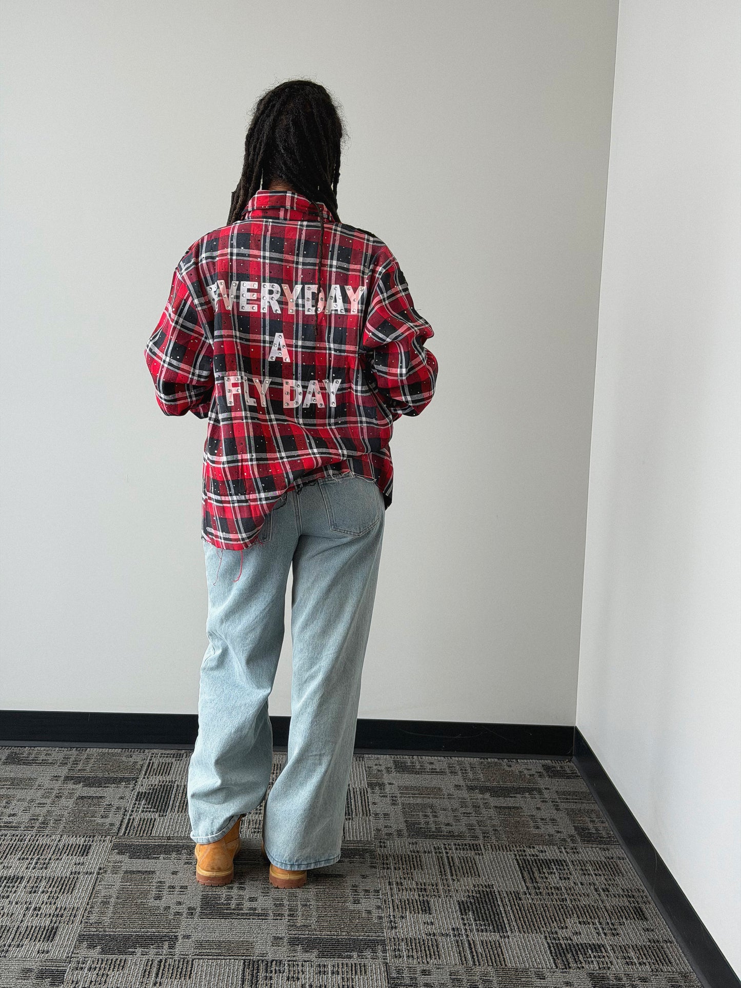 “Everyday A Fly Day” Flannel