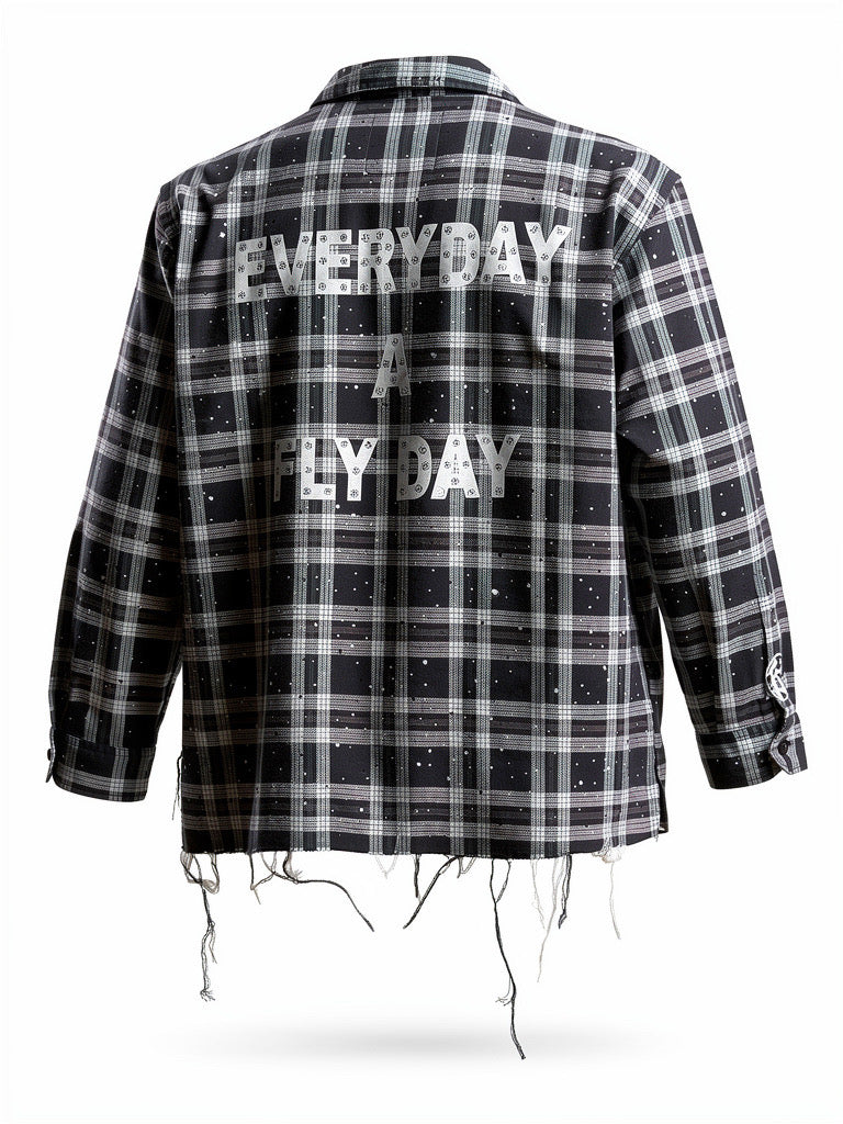 “Everyday A Fly Day” Flannel